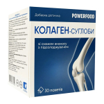 Коллаген-суставы Powerfood со вкусом ананаса, порошок в пакетах по 6000 мг, №30