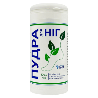 Пудра для ног Happy Feet освежающая, 100 г