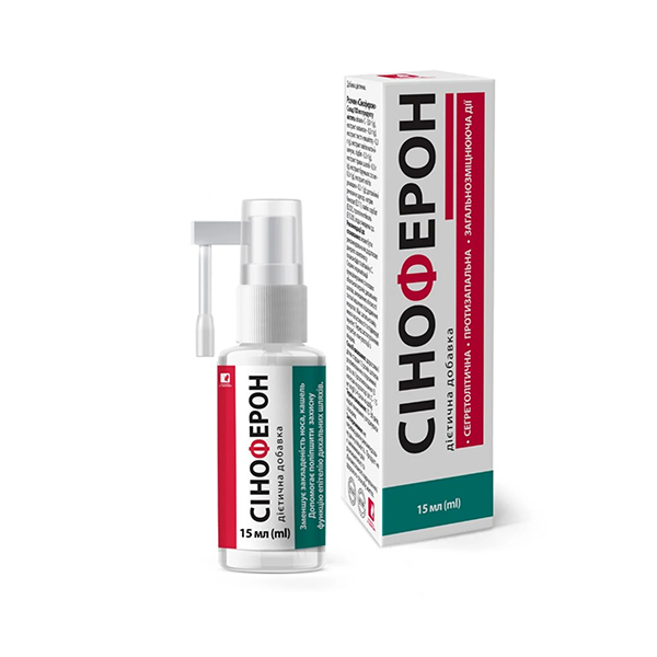 Спрей Сіноферон засіб від застуди, 15 мл