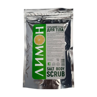 Скраб для тіла сольовий Enjee лимон, 250 г