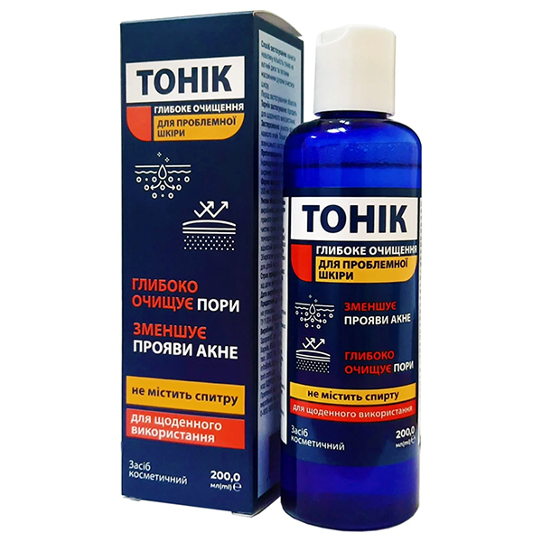 Тонік для обличчя Clean & Sujee глибоке очищення для проблемної шкіри, 200 мл 2