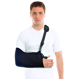 Бандаж для руки підтримуючий (косиночна пов'язка) Toros-Group, Тип 610 (чорний)