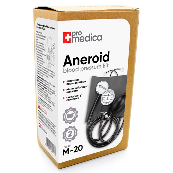 Механический тонометр ProMedica М-20 (размер манжеты 22–36 см) 2