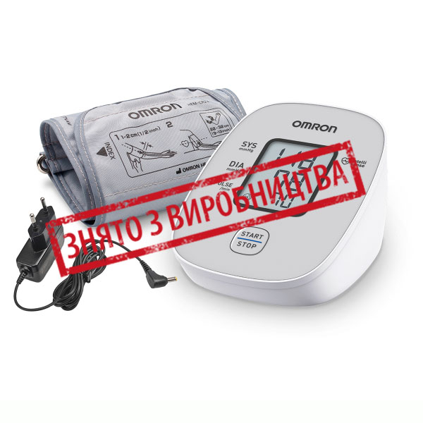 Автоматический тонометр на плечо Omron M2 Basic HEM-7121J-E с адаптером (размер манжеты 22-32 см)