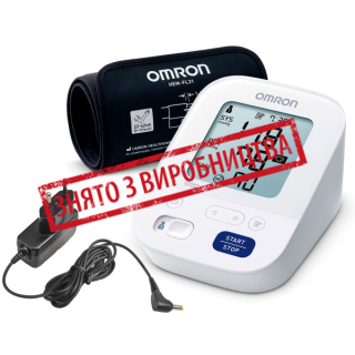 Автоматический тонометр на плечо Omron M3 Comfort HEM-7155-E с адаптером (размер манжеты 22-42 см)