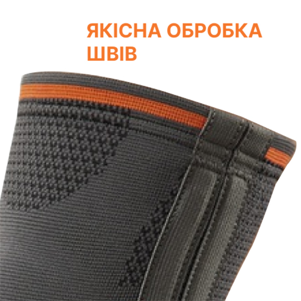 Наколінник із пластиковими бічними вставками, спортивний напівжорсткий Orliman OS6211 5