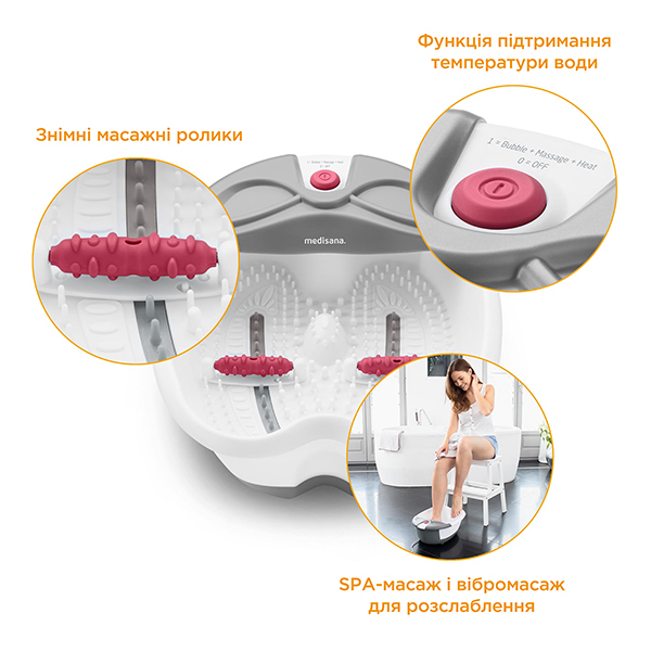 Гидромассажная ванночка для ног Medisana FS 300 5