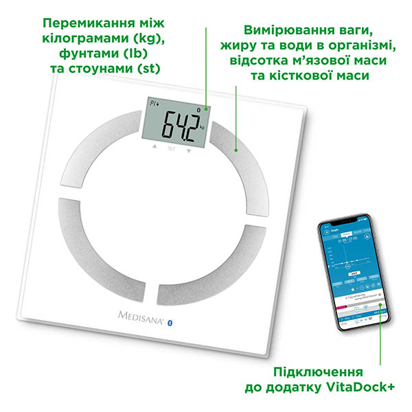 Смарт-весы Medisana BS 444 4