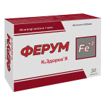 Ферум К&Здоров'Я (40 мг заліза) 30 капсул, блістер