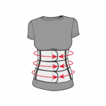 Бандаж післяопераційний підтримуючий Toros-Group, Тип 151 (бежевий) 2