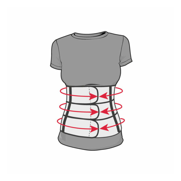 Бандаж післяопераційний підтримуючий Toros-Group, Тип 151 (бежевий) 2