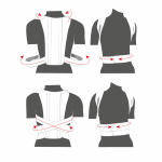 Корсет для коррекции осанки детский Toros-Group, Тип 652 (белый) 2