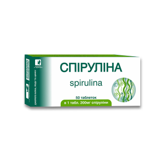 Спіруліна ENJEE 50 таблеток по 200 мг
