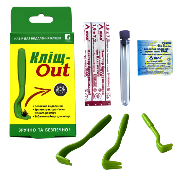 Набір для видалення кліщів ENJEE Кліщ-out 2