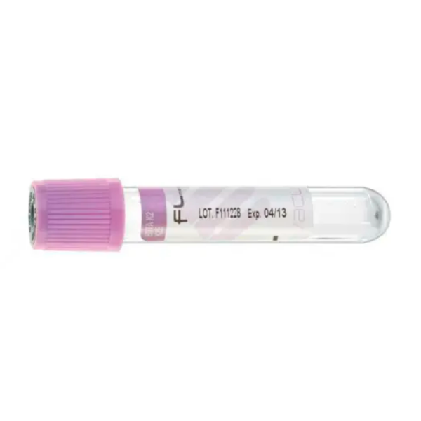 Вакуумна пробірка Vacurate 13x75 мм (для 4 мл крові, з фіолетовою кришкою)
