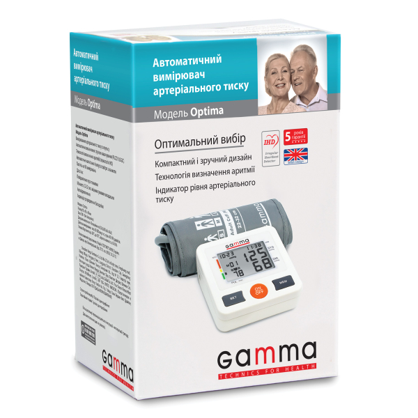 Автоматичний тонометр на плече Gamma Optima (розмір манжети 22-32 см) 2