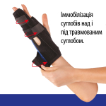 Бандаж (ортез) для кисті руки неопреновий універсальний Toros-Group, Тип 556 (чорний) 4