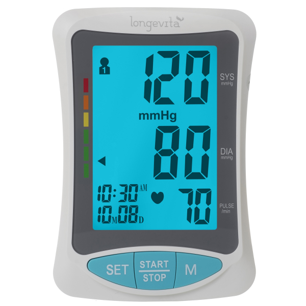 Автоматический тонометр на плечо Longevita BP-103H (размер манжеты 22-40 см) 3 Toros Автоматический тонометр на плечо Longevita BP-103H (размер манжеты 22-40 см) 3