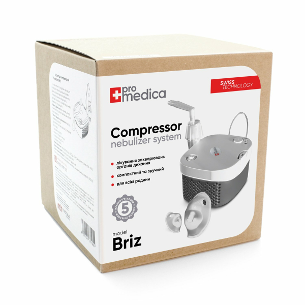 Ингалятор (небулайзер) компрессорный Promedica Briz 4