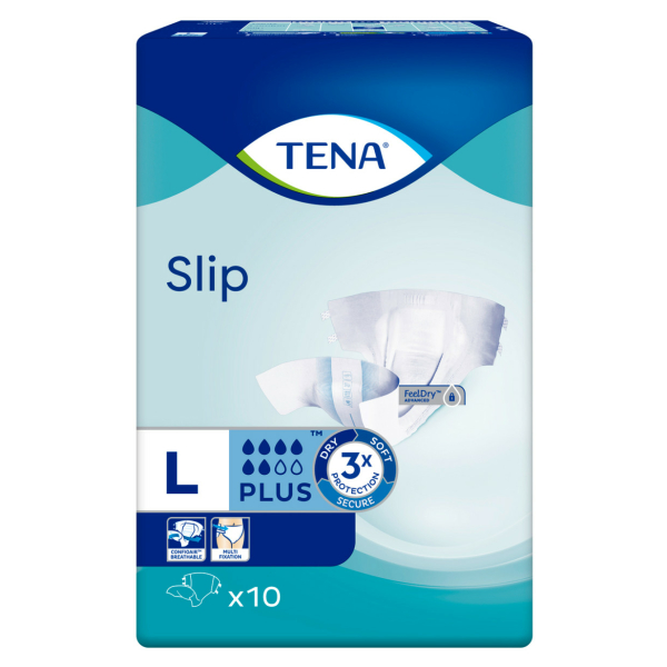 Підгузки для дорослих TENA Slip + Large №10 дихаючі (за 1шт)