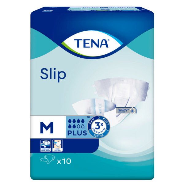Підгузки для дорослих TENA Slip + Medium №10 дихаючі (за 1шт)