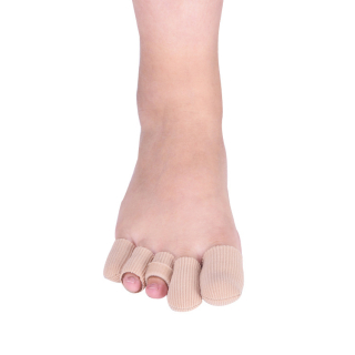 Ковпачок ортопедичний на палець ноги гелевий з тканиною Тип 1035