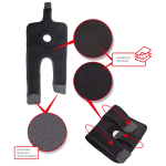 Бандаж для коленного сустава разъемный неопреновый Toros-Group, Тип 515 (черный) 3