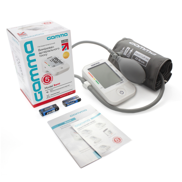 Полуавтоматический тонометр Gamma 4Gen Semi (размер манжеты 22-36 см) 3