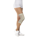 Бандаж для колінного суглоба компресійний бавовняний Toros-Group, Тип 508-КТ, р.М (бежевий)