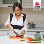 Корсет для корекції постави неопреновий Toros-Group, Тип 654 (чорний) 9