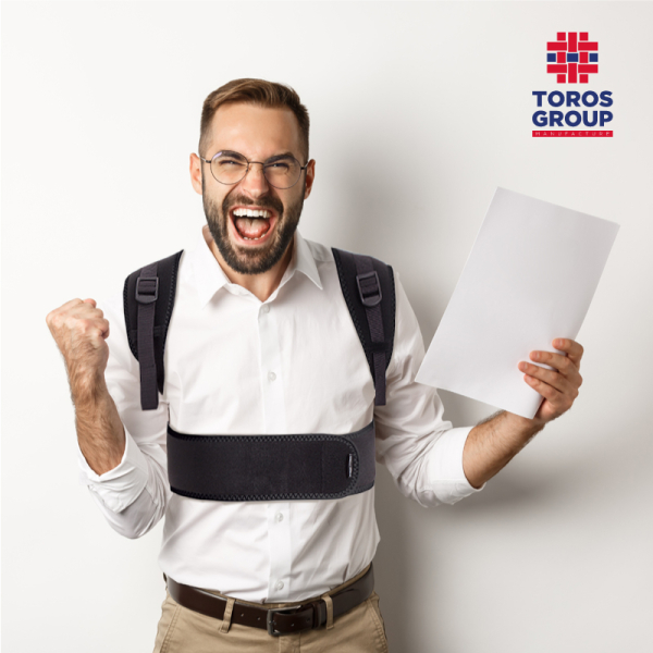 Корсет для корекції постави неопреновий Toros-Group, Тип 654 (чорний) 10