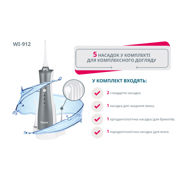 Портативний іригатор для ротової порожнини TH-912 2