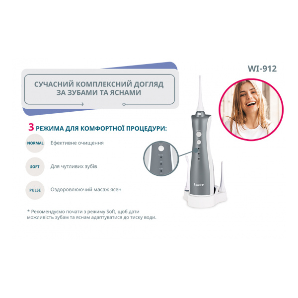 Портативний іригатор для ротової порожнини TH-912 3