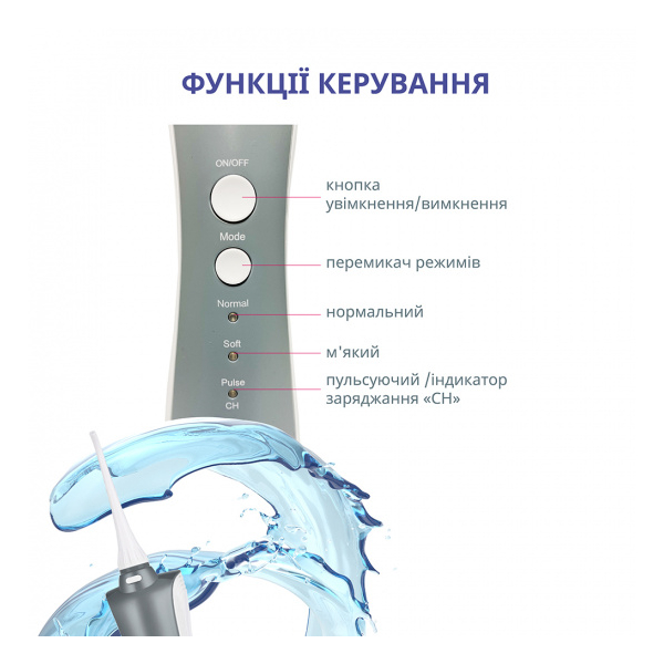 Портативний іригатор для ротової порожнини TH-912 6