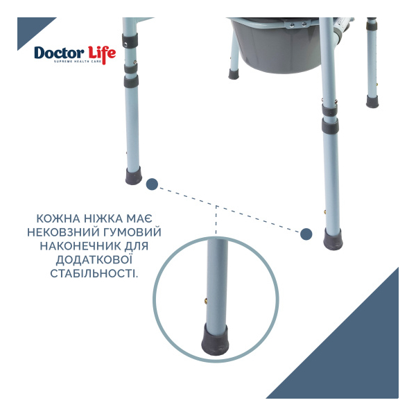 Стілець-туалет складаний Преміум 10595 Doctor Life 6