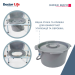 Стілець-туалет складаний Преміум 10595 Doctor Life 9