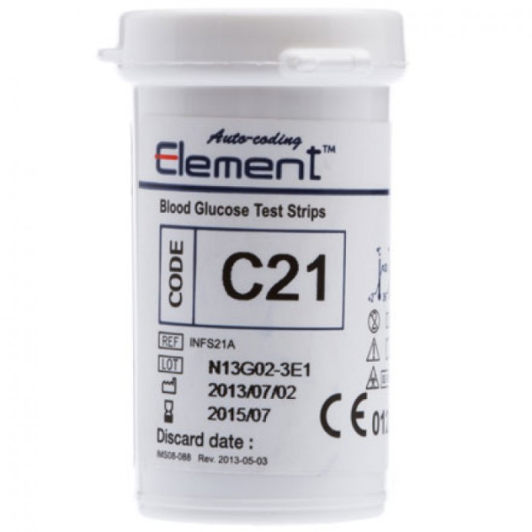 Тест-полоски Element (50 шт) 2