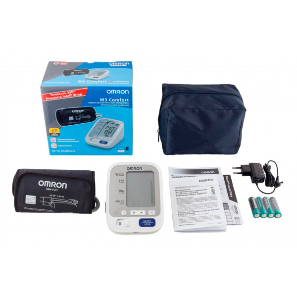 Автоматичний тонометр на плече Omron М3 Comfort HEM-7134-ALRU з адаптером (розмір манжети 22-42 см) 6 Toros Автоматичний тонометр на плече Omron М3 Comfort HEM-7134-ALRU з адаптером (розмір манжети 22-42 см) 6