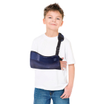 Бандаж для руки підтримуючий сітчастий (косиночна пов'язка, дитячий розмір) Тип 610-0 С (синій)