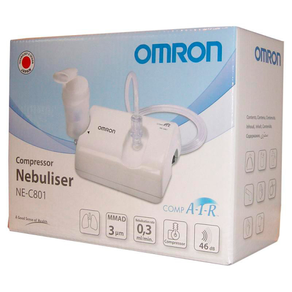 Небулайзер (інгалятор) компресорний OMRON NE-C801 (NE-C801S-E-V) 7