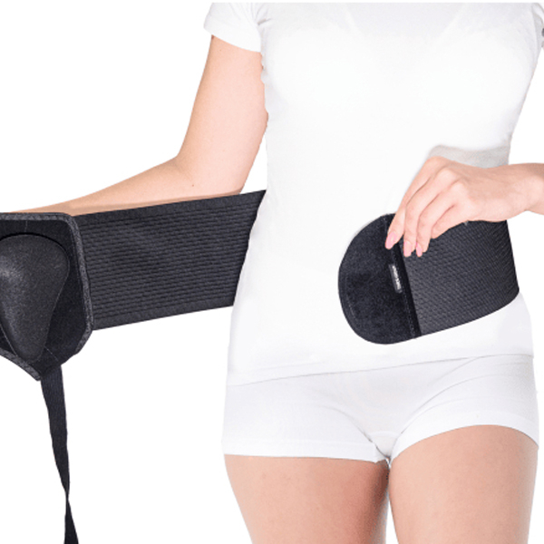 Бандаж протигрижовий паховий "Люкс" правобічний Toros-Group, Тип 354 (чорний) 2