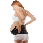 Бандаж до- та післяпологовий з ребрами жорсткості Toros-Group, Тип 114 (чорний) 2