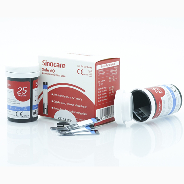 Тест-полоски Sinocare Safe AQ (50 шт) 2