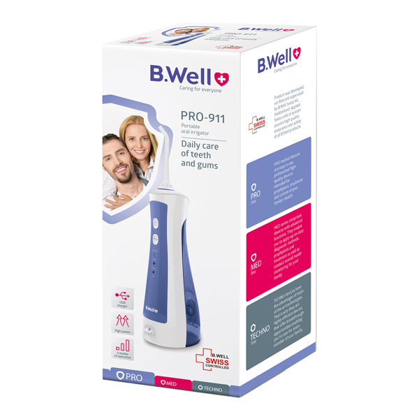 Портативный ирригатор для полости рта B.Well PRO-911 портативный ирригатор для полости рта 2 Toros Портативный ирригатор для полости рта B.Well PRO-911 портативный ирригатор для полости рта 2