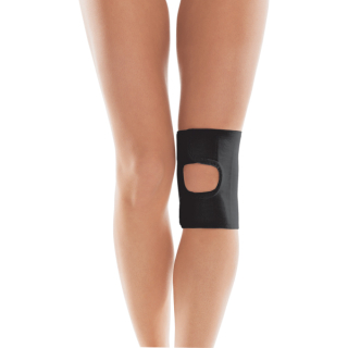Бандаж для колінного суглоба з відкритою чашечкою Toros-Group, Тип 513 (чорний)