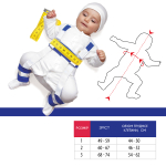 Бандаж для стегнових суглобів дитячий Toros-Group "Стремена Павлика", Тип 450 (блакитний) 2