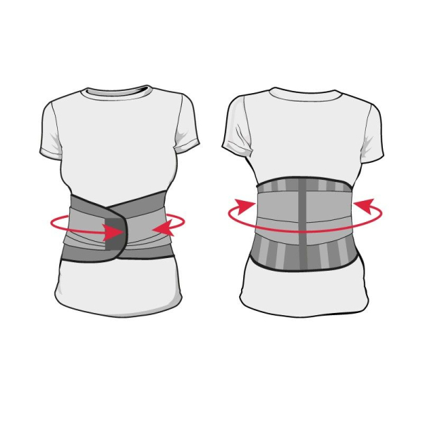 Бандаж підтримуючий жорсткий з посиленою фіксацією SPORT Toros-Group, Тип 218 7