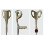 Милиця ліктьова, рукоятка тверда GB-705 Toros-Group, Тип 1077 (срібний) 2