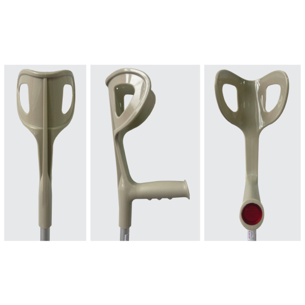 Милиця ліктьова, рукоятка тверда GB-705 Toros-Group, Тип 1077 (срібний) 2