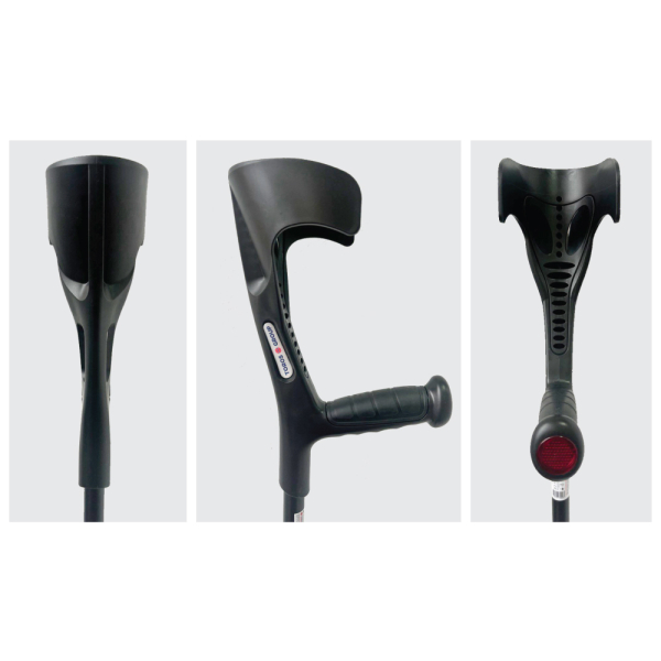 Милиця ліктьова, рукоятка м'яка GB-712 Toros-Group, Тип 1081 (чорний) 2